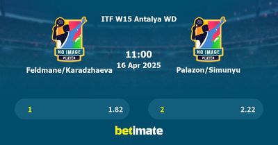 Feldmane/Karadzhaeva vs Palazon/Simunyu Prediction, Tennis Odds & Betting Tips 16/04/2025