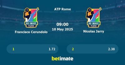 Francisco Cerundolo vs Nicolas Jarry Prediction, Tennis Odds & Betting Tips 10/05/2025