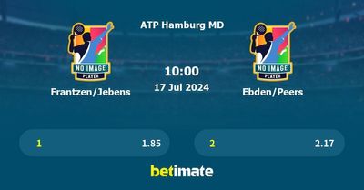 Frantzen/Jebens vs Ebden/Peers Prediction, Tennis Odds & Betting Tips 17/07/2024