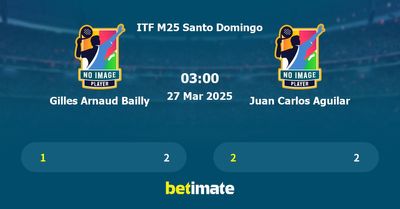 Gilles Arnaud Bailly vs Juan Carlos Aguilar Prediction, Tennis Odds & Betting Tips 27/03/2025