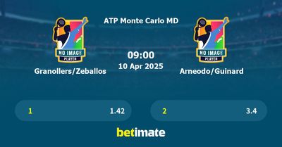 Granollers/Zeballos vs Arneodo/Guinard Prediction, Tennis Odds & Betting Tips 10/04/2025