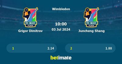 Grigor Dimitrov vs Juncheng Shang Prediction, Tennis Odds & Betting Tips 03/07/2024