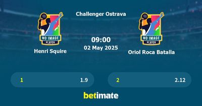 Henri Squire vs Oriol Roca Batalla Prediction, Tennis Odds & Betting Tips 02/05/2025