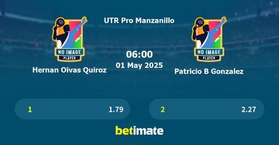 Hernan Oivas Quiroz vs Patricio B Gonzalez Prediction, Tennis Odds & Betting Tips 01/05/2025