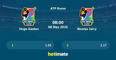Hugo Gaston vs Nicolas Jarry Prediction, Tennis Odds & Betting Tips 08/05/2025