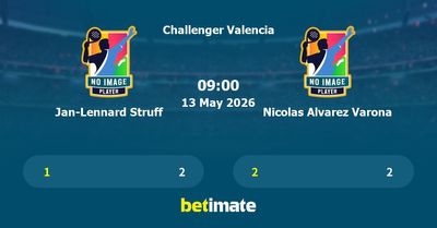 Jan-Lennard Struff vs Nicolas Alvarez Varona Prediction, Tennis Odds & Betting Tips 13/05/2026