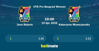 Jana Bojovic vs Katarzyna Wysoczanska Prediction, Tennis Odds & Betting Tips 19/04/2026