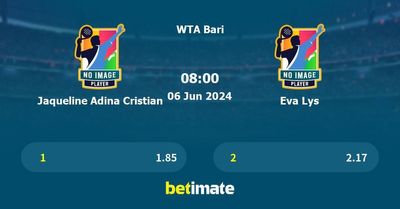Jaqueline Adina Cristian vs Eva Lys Prediction, Tennis Odds & Betting Tips 06/06/2024