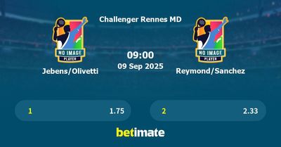 Jebens/Olivetti vs Reymond/Sanchez Prediction, Tennis Odds & Betting Tips 09/09/2025