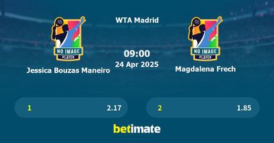 Jessica Bouzas Maneiro vs Magdalena Frech Prediction, Tennis Odds & Betting Tips 24/04/2025