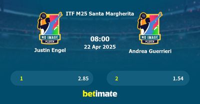 Justin Engel vs Andrea Guerrieri Prediction, Tennis Odds & Betting Tips 22/04/2025
