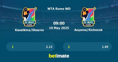 Kasatkina/Stearns vs Aoyama/Kichenok Prediction, Tennis Odds & Betting Tips 10/05/2025