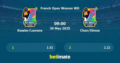 Kessler/Lamens vs Chan/Olmos Prediction, Tennis Odds & Betting Tips 30/05/2025