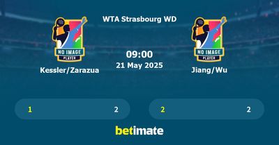 Kessler/Zarazua vs Jiang/Wu Prediction, Tennis Odds & Betting Tips 21/05/2025