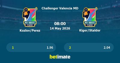 Kozlov/Perez vs Kiger/Stalder Prediction, Tennis Odds & Betting Tips 14/05/2026