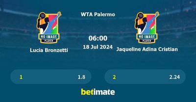 Lucia Bronzetti vs Jaqueline Adina Cristian Prediction, Tennis Odds & Betting Tips 18/07/2024