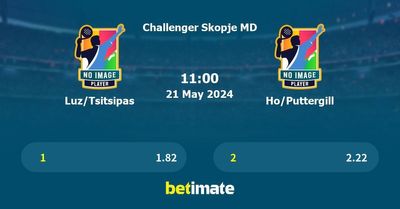 Luz/Tsitsipas vs Ho/Puttergill Prediction, Tennis Odds & Betting Tips 21/05/2024