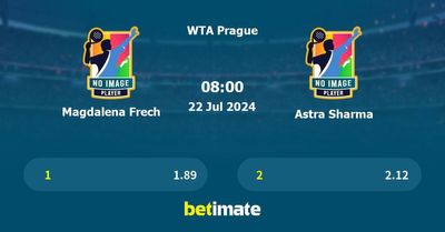 Magdalena Frech vs Astra Sharma Prediction, Tennis Odds & Betting Tips 22/07/2024