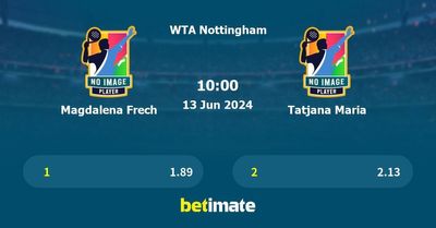 Magdalena Frech vs Tatjana Maria Prediction, Tennis Odds & Betting Tips 13/06/2024