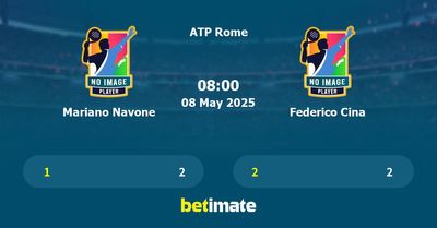 Mariano Navone vs Federico Cina Prediction, Tennis Odds & Betting Tips 08/05/2025