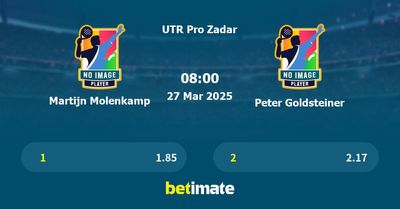 Martijn Molenkamp vs Peter Goldsteiner Prediction, Tennis Odds & Betting Tips 27/03/2025