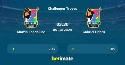 Martin Landaluce vs Gabriel Debru Prediction, Tennis Odds & Betting Tips 05/07/2024