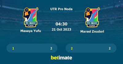 Masaya Yufu vs Marsel Znuderl Prediction, Tennis Odds & Betting Tips 21/10/2023