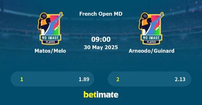 Matos/Melo vs Arneodo/Guinard Prediction, Tennis Odds & Betting Tips 30/05/2025