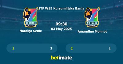 Natalija Senic vs Amandine Monnot Prediction, Tennis Odds & Betting Tips 03/05/2025