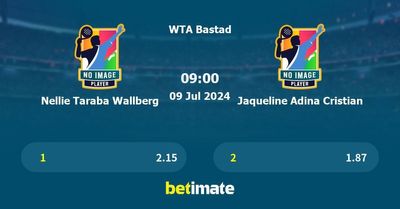Nellie Taraba Wallberg vs Jaqueline Adina Cristian Prediction, Tennis Odds & Betting Tips 09/07/2024