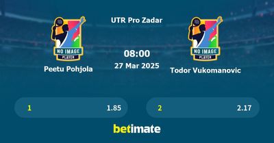 Peetu Pohjola vs Todor Vukomanovic Prediction, Tennis Odds & Betting Tips 27/03/2025