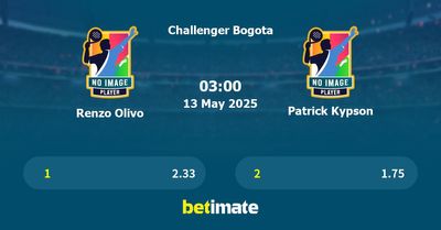 Renzo Olivo vs Patrick Kypson Prediction, Tennis Odds & Betting Tips 13/05/2025