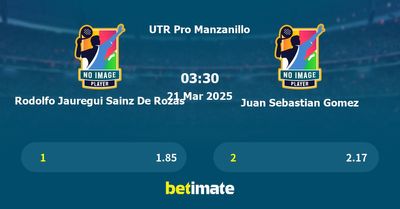 Rodolfo Jauregui Sainz De Rozas vs Juan Sebastian Gomez Prediction, Tennis Odds & Betting Tips 21/03/2025