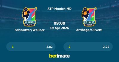 Schnaitter/Wallner vs Arribage/Olivetti Prediction, Tennis Odds & Betting Tips 19/04/2026