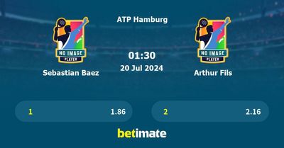 Sebastian Baez vs Arthur Fils Prediction, Tennis Odds & Betting Tips 20/07/2024