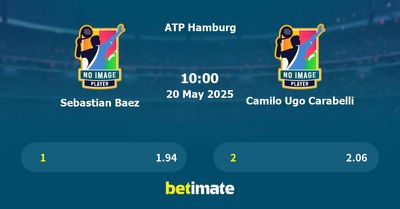 Sebastian Baez vs Camilo Ugo Carabelli Prediction, Tennis Odds & Betting Tips 20/05/2025