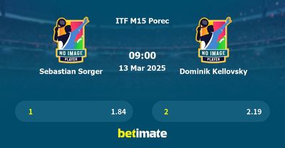 Sebastian Sorger vs Dominik Kellovsky Prediction, Tennis Odds & Betting Tips 13/03/2025