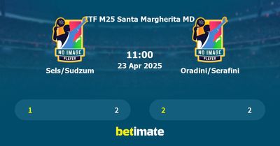 Sels/Sudzum vs Oradini/Serafini Prediction, Tennis Odds & Betting Tips 23/04/2025