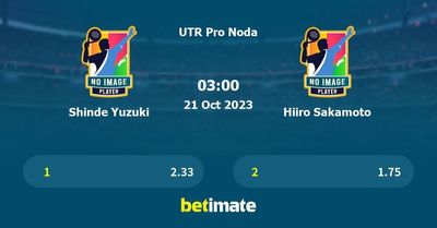 Shinde Yuzuki vs Hiiro Sakamoto Prediction, Tennis Odds & Betting Tips 21/10/2023