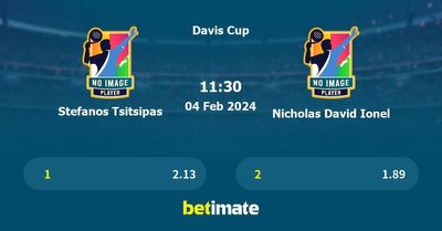 Stefanos Tsitsipas vs Nicholas David Ionel Prediction, Tennis Odds & Betting Tips 04/02/2024