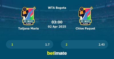 Tatjana Maria vs Chloe Paquet Prediction, Tennis Odds & Betting Tips 02/04/2025