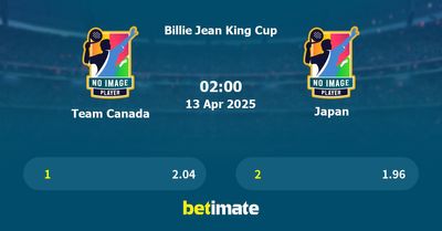 Team Canada vs Japan Prediction, Tennis Odds & Betting Tips 13/04/2025