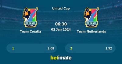 Team Croatia vs Team Netherlands Prediction, Tennis Odds & Betting Tips 02/01/2024