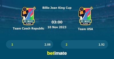 Team Czech Republic vs Team USA Prediction, Tennis Odds & Betting Tips 10/11/2023