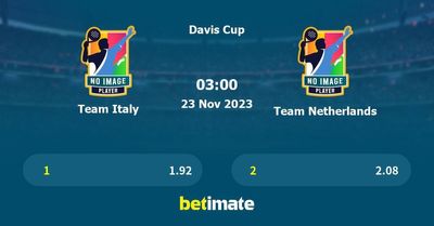 Team Italy vs Team Netherlands Prediction, Tennis Odds & Betting Tips 23/11/2023