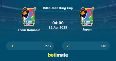 Team Romania vs Japan Prediction, Tennis Odds & Betting Tips 12/04/2025