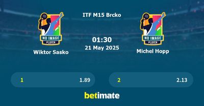 Wiktor Sasko vs Michel Hopp Prediction, Tennis Odds & Betting Tips 21/05/2025