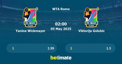 Yanina Wickmayer vs Viktorija Golubic Prediction, Tennis Odds & Betting Tips 05/05/2025