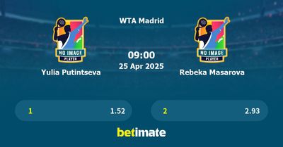 Yulia Putintseva vs Rebeka Masarova Prediction, Tennis Odds & Betting Tips 25/04/2025