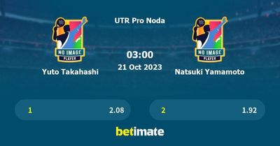 Yuto Takahashi vs Natsuki Yamamoto Prediction, Tennis Odds & Betting Tips 21/10/2023